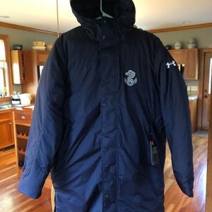 Navy Midshipmen Men's Under Armour Bench Coat